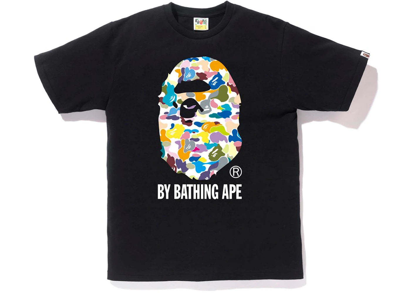 BAPE Multi Camo By Bathing Tee Black