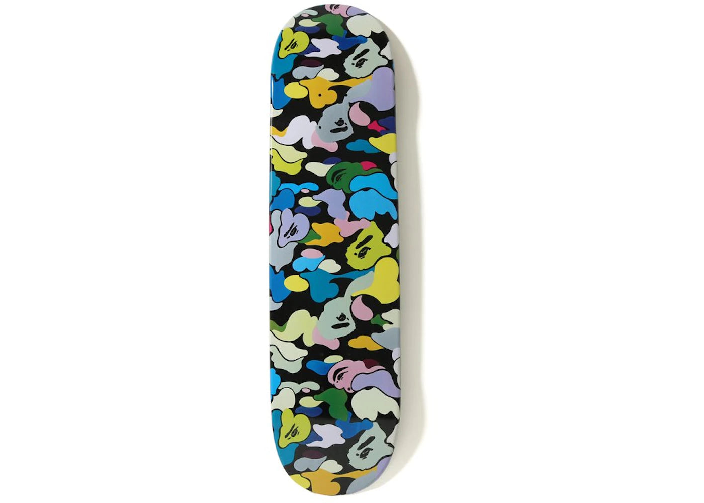 BAPE Multi Camo Skateboard Deck Black