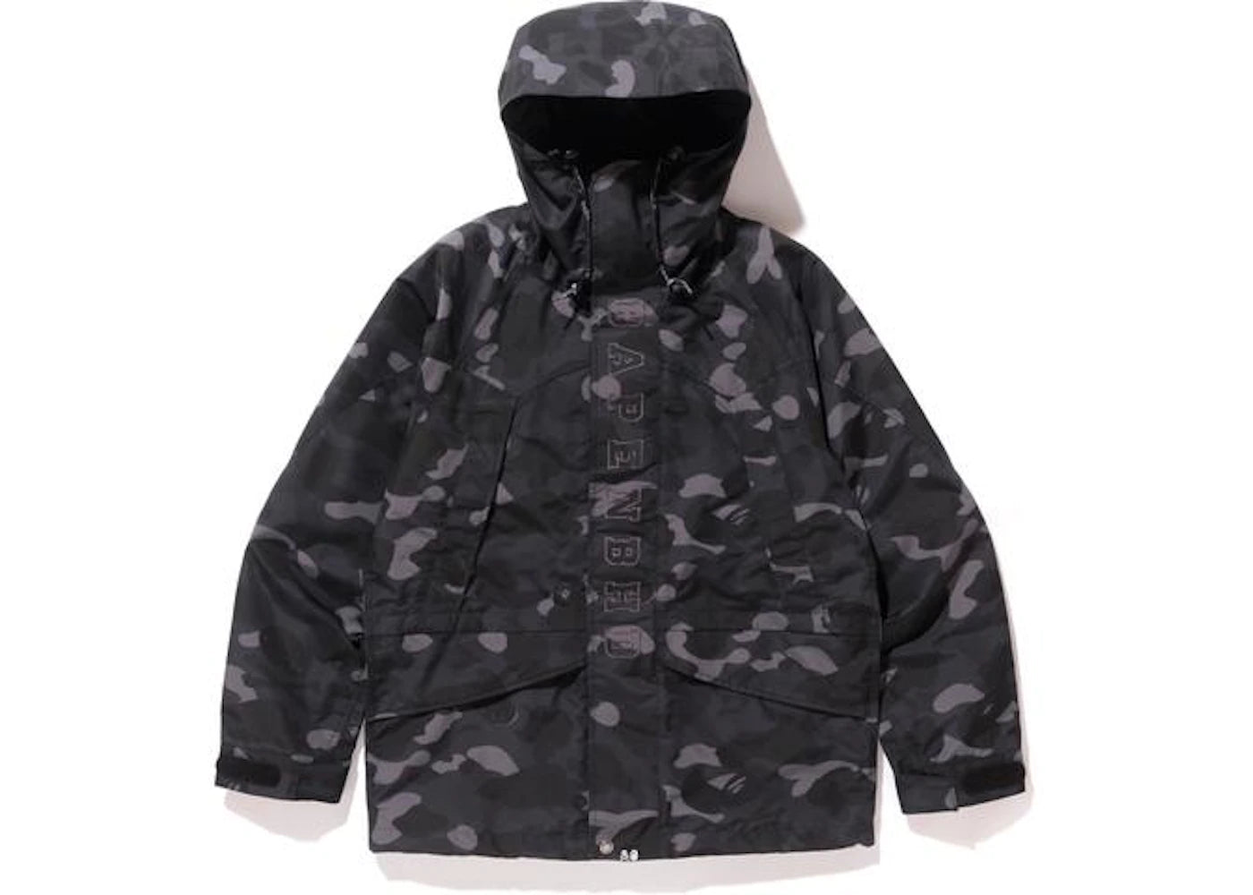 BAPE Nbhd Camo Snowboard Jacket Jacket Black