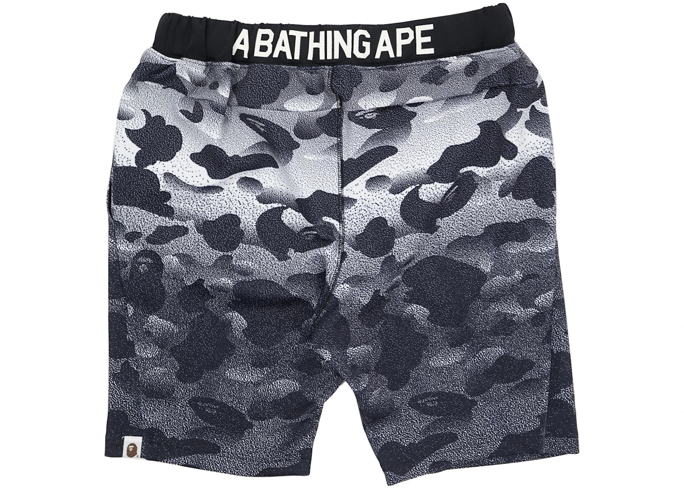 BAPE Noise Camo Sweatshorts Black/White