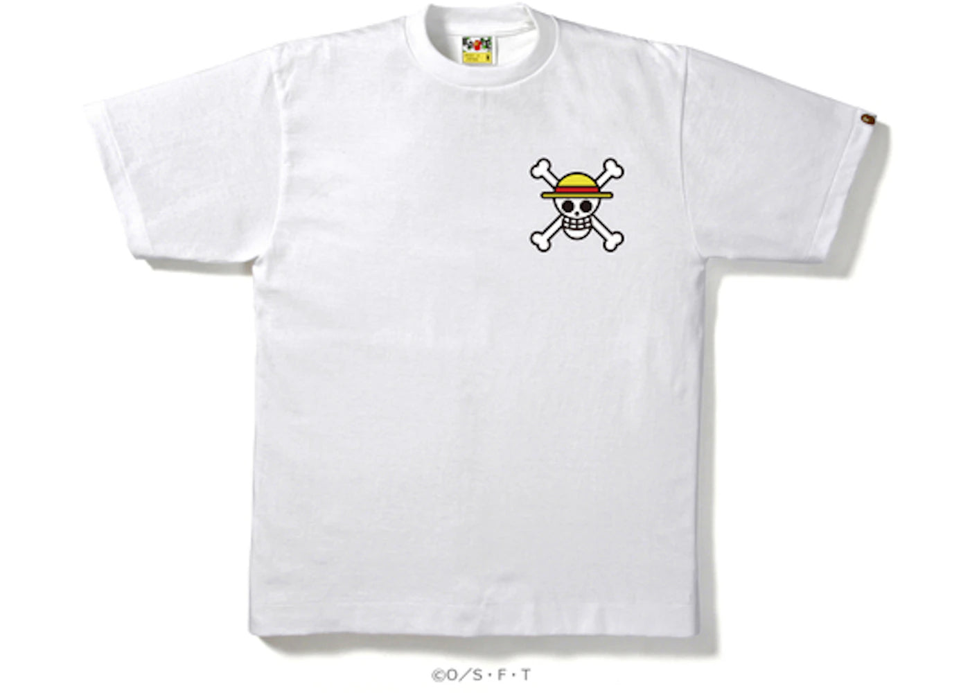 BAPE One Piecechopper X Milo Tee White