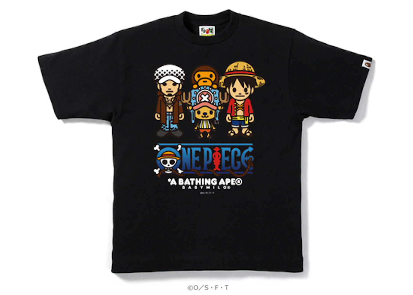 BAPE One Piecepirates Alliance Tee Black
