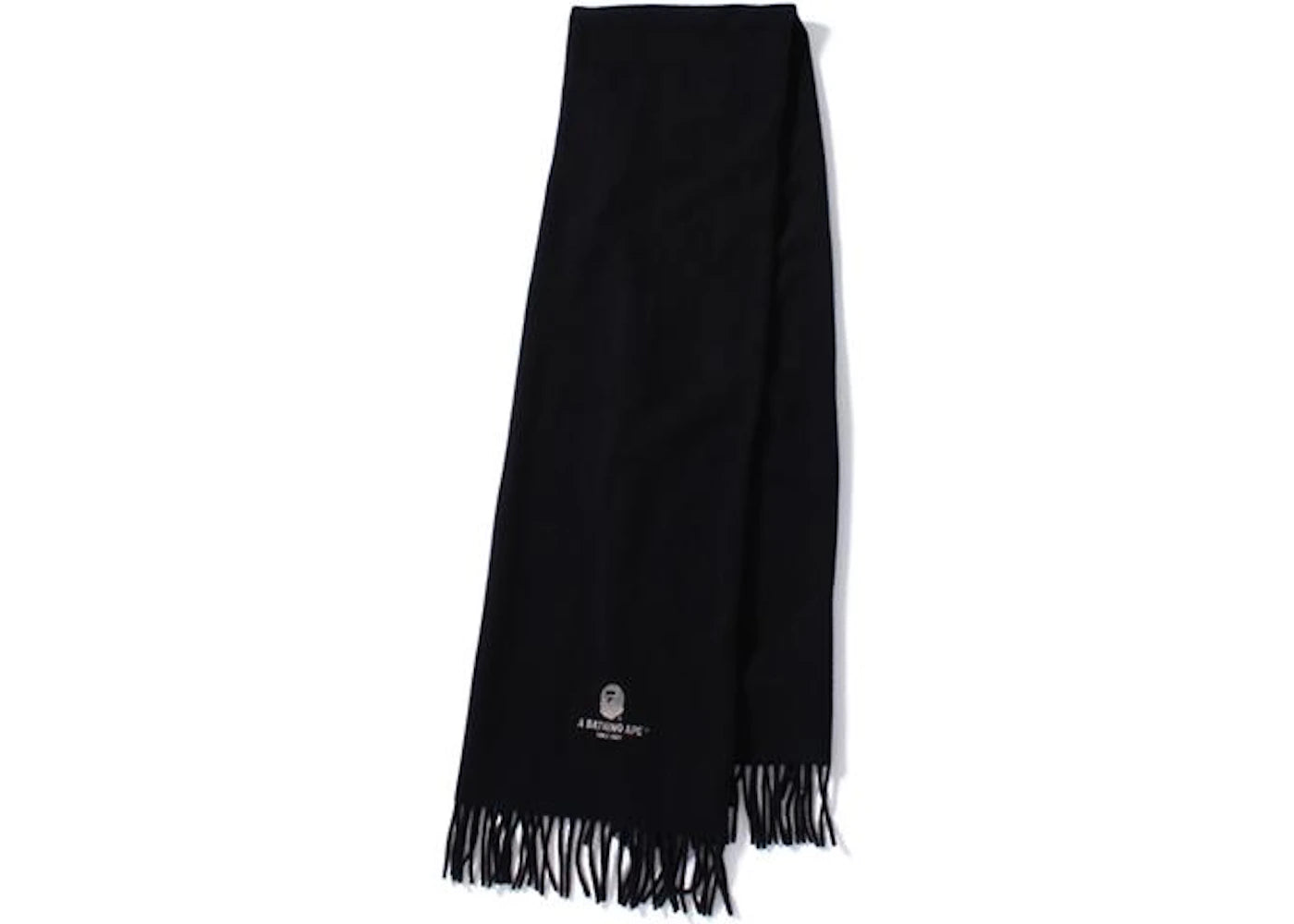BAPE One Point Ape Head Muffler Scarf Black