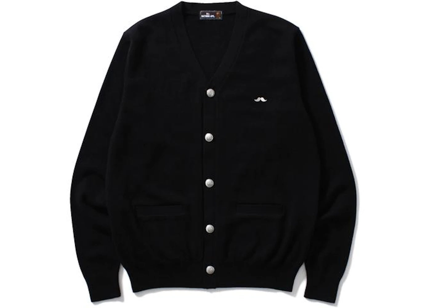BAPE One Point Knit Cardigan Cardigan Black