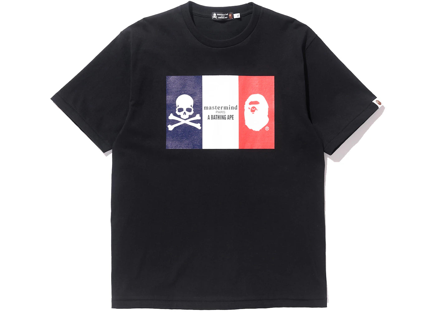 BAPE X Mastermind Japan Paris Store Tee Black