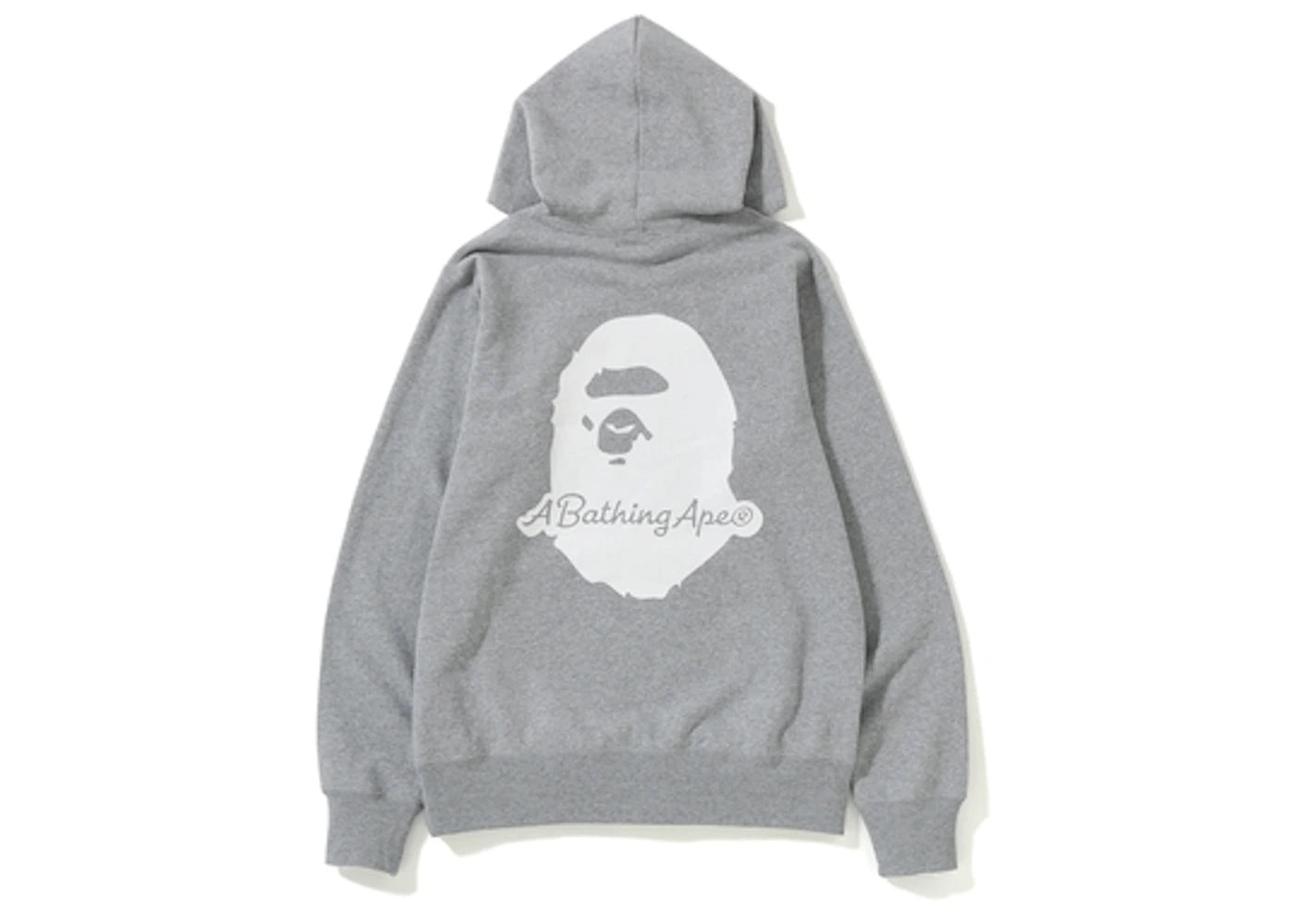 BAPE Patch Pullover Hoodie (SS19) Grey