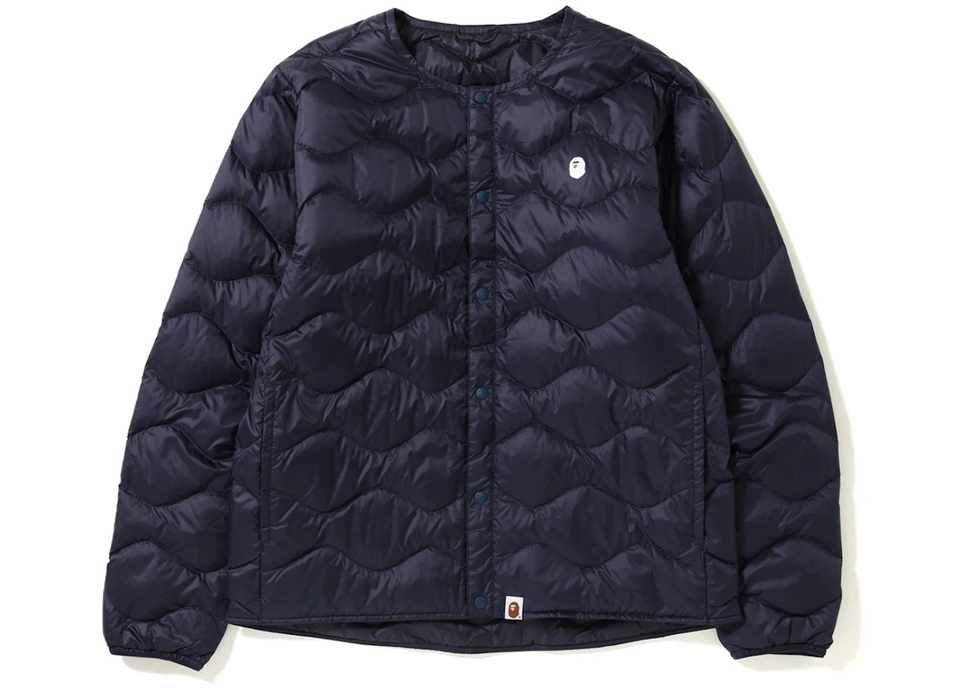 BAPE Pocketable Light Down Jacket Navy