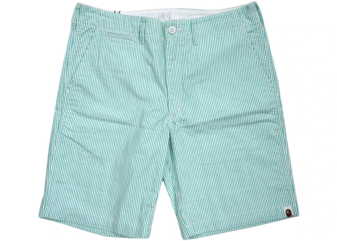 BAPE Seersucker Shorts Green