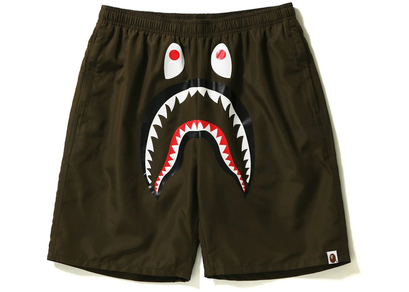 BAPE Shark Beach Shorts Olivedrab