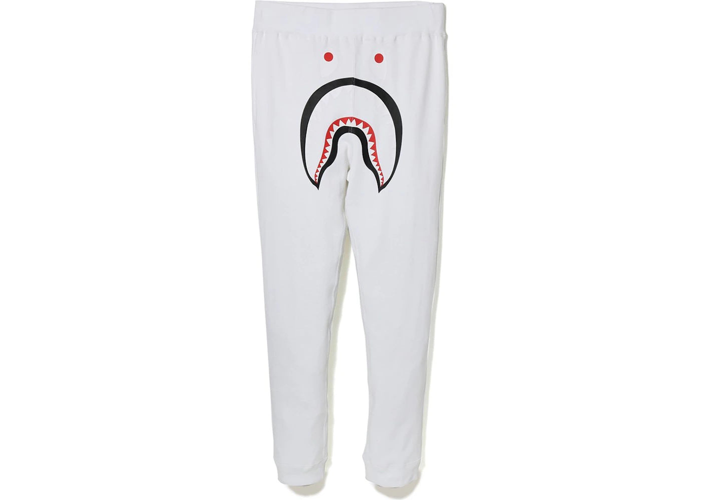 BAPE Shark Slim Sweat Pants White