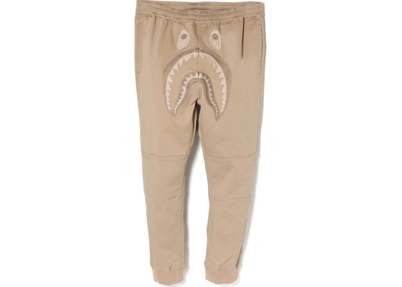 BAPE Shark Stretch Jogger Pants Beige