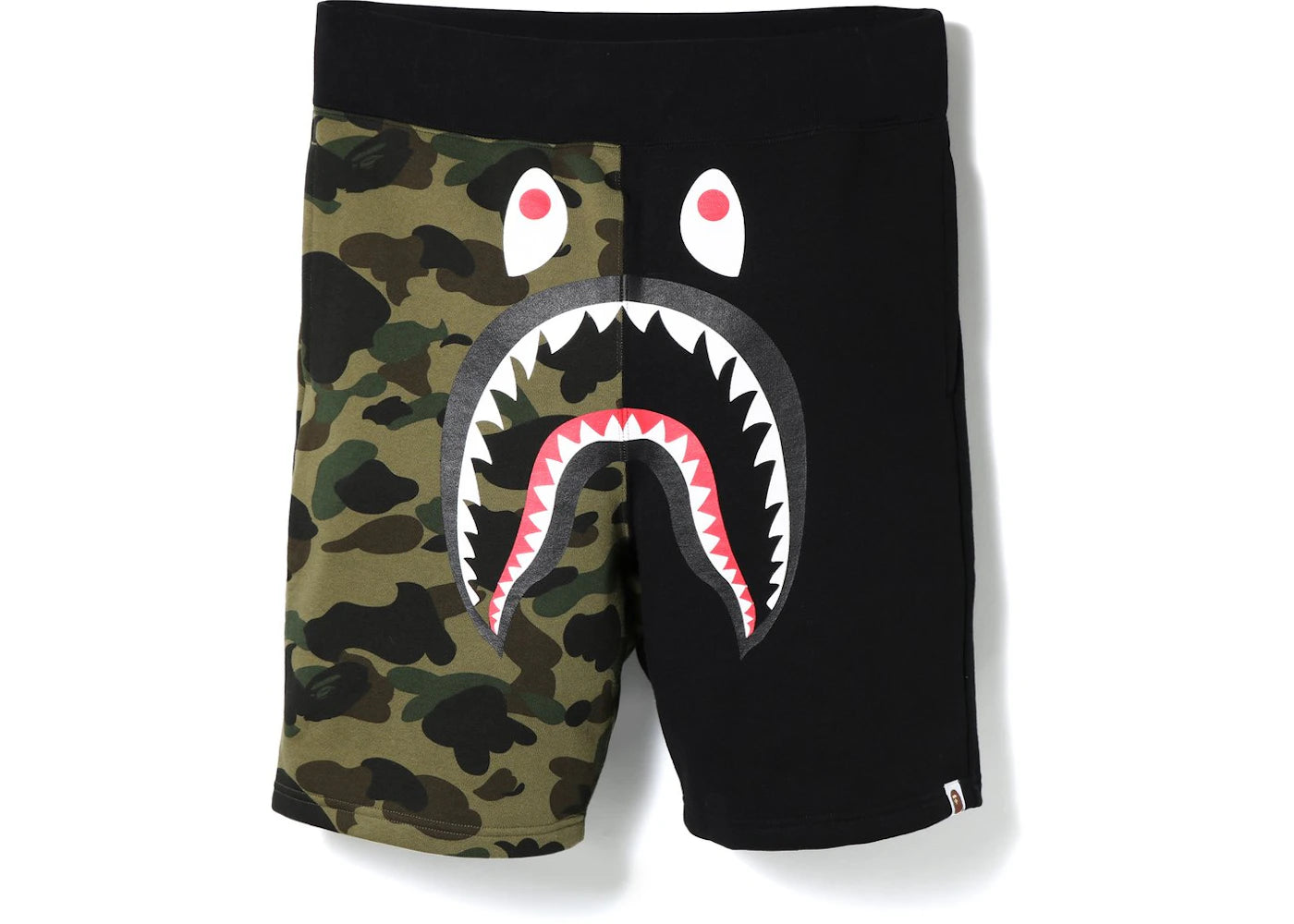 BAPE Shark Sweat Shorts Black/Green