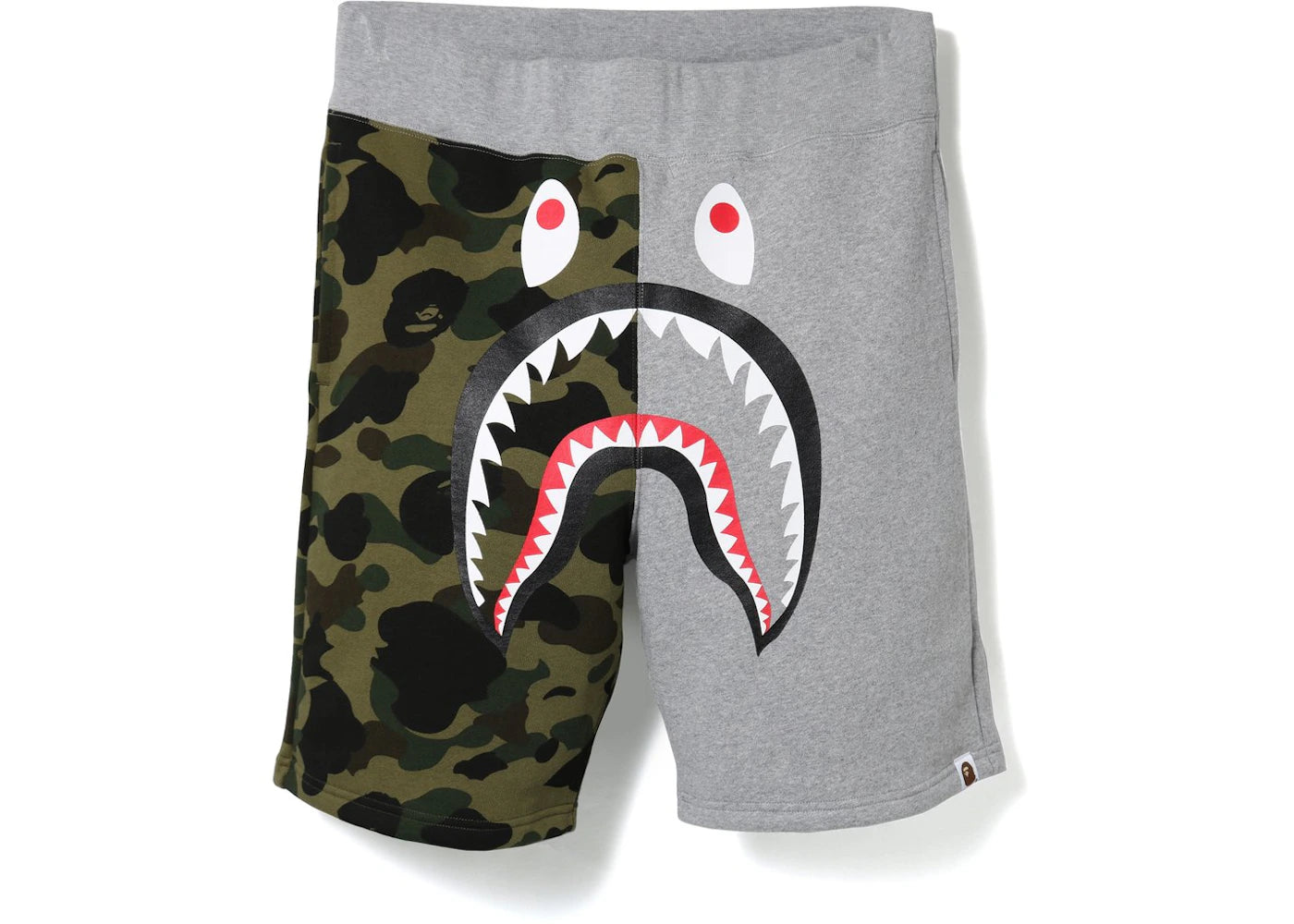 BAPE Shark Sweat Shorts Gray