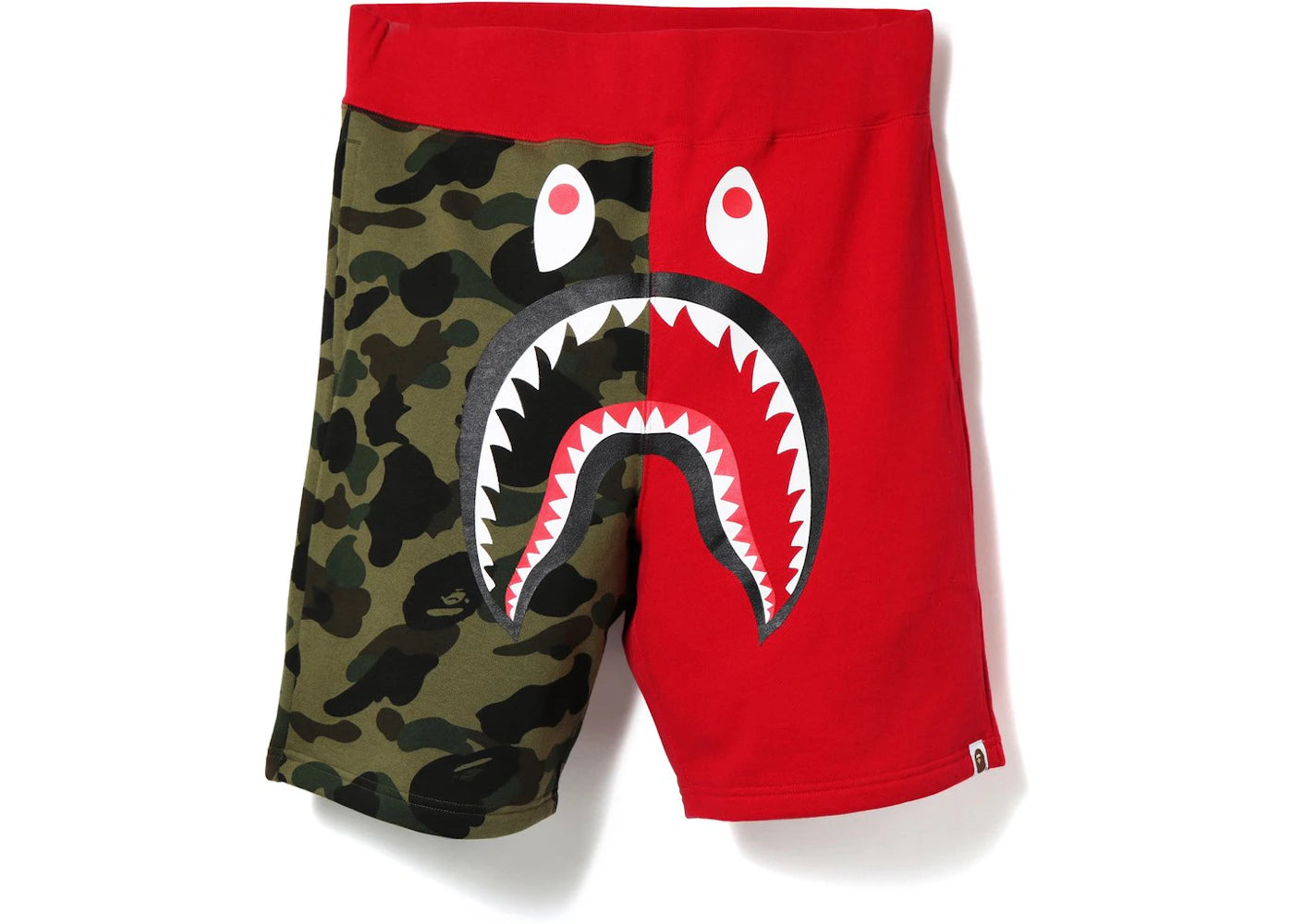 BAPE Shark Sweat Shorts Red