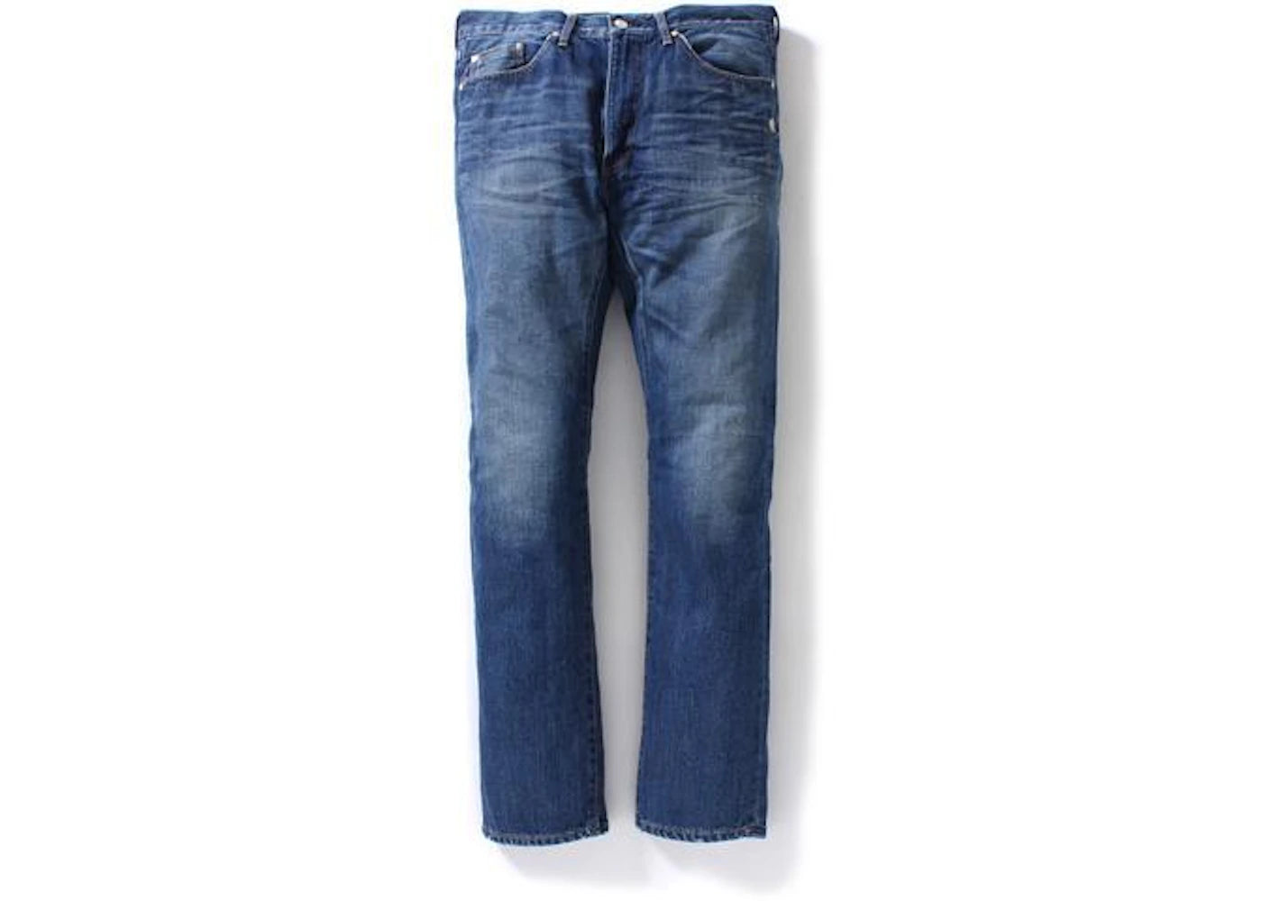 BAPE Slim Stretch Patched Denim Pants Pants Indigo