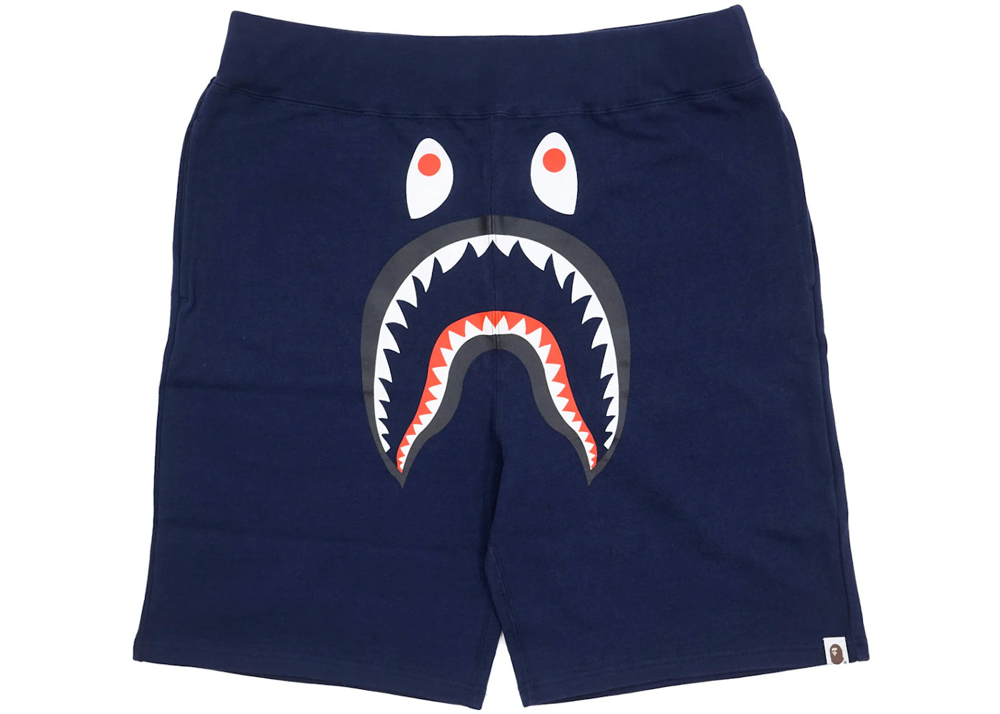 BAPE Solid Shark Sweatshorts Navy