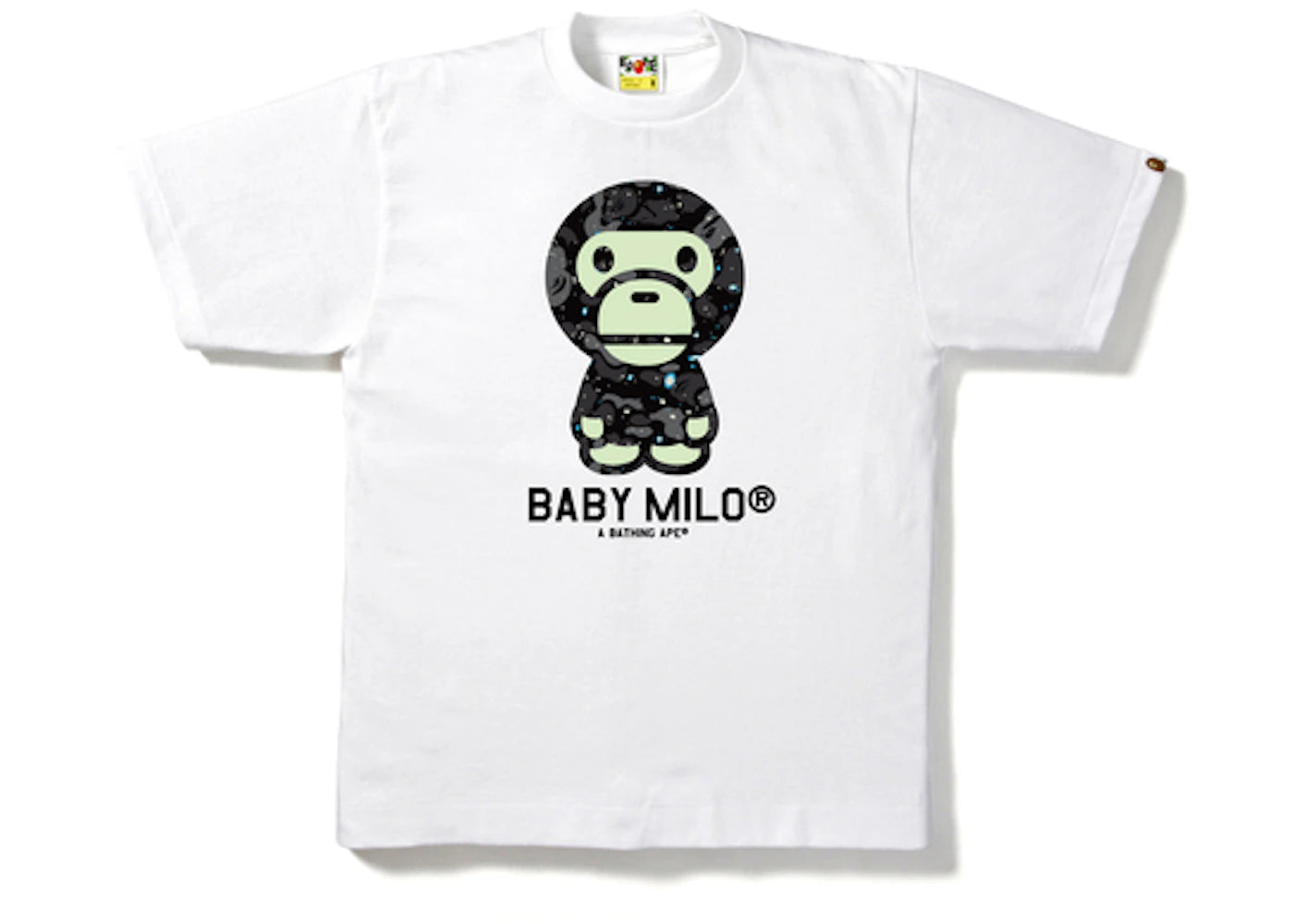 BAPE Space Camo Baby Milo Tee White