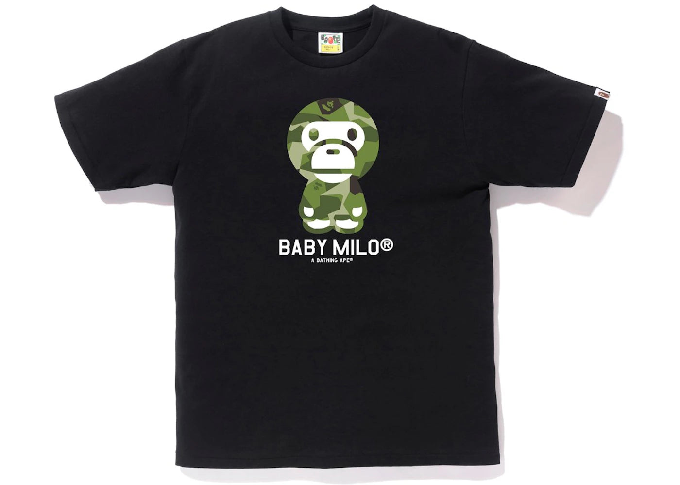 BAPE Splinter Camo Baby Milo Tee Black/Olive