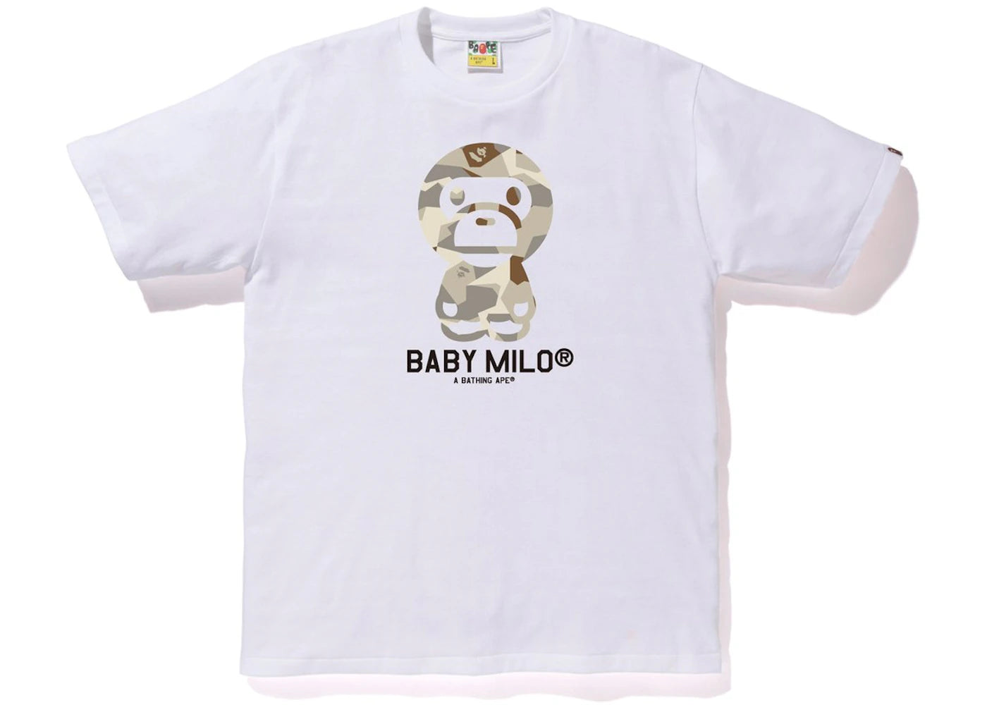 BAPE Splinter Camo Baby Milo Tee White/Beige