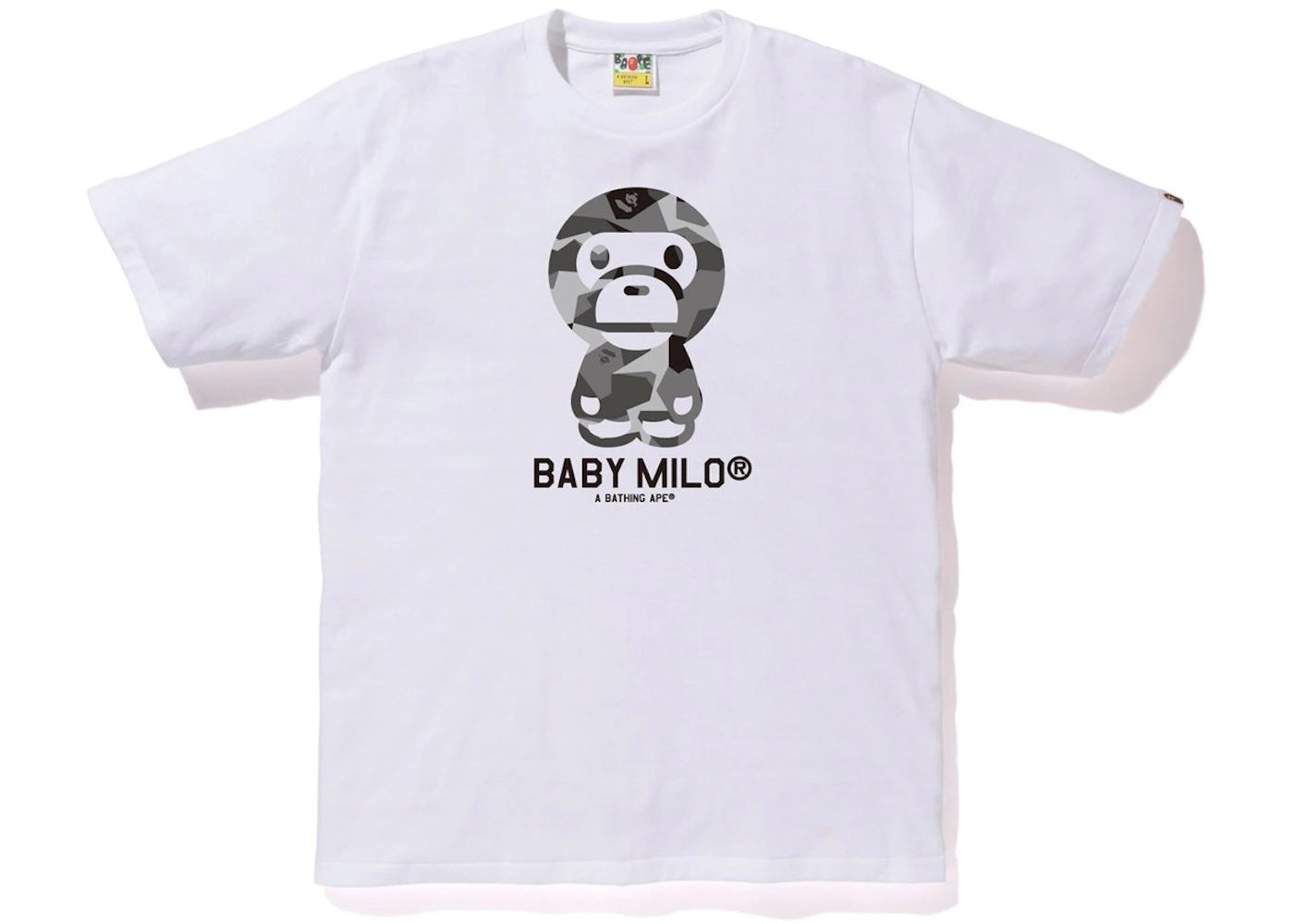 BAPE Splinter Camo Baby Milo Tee White/Black