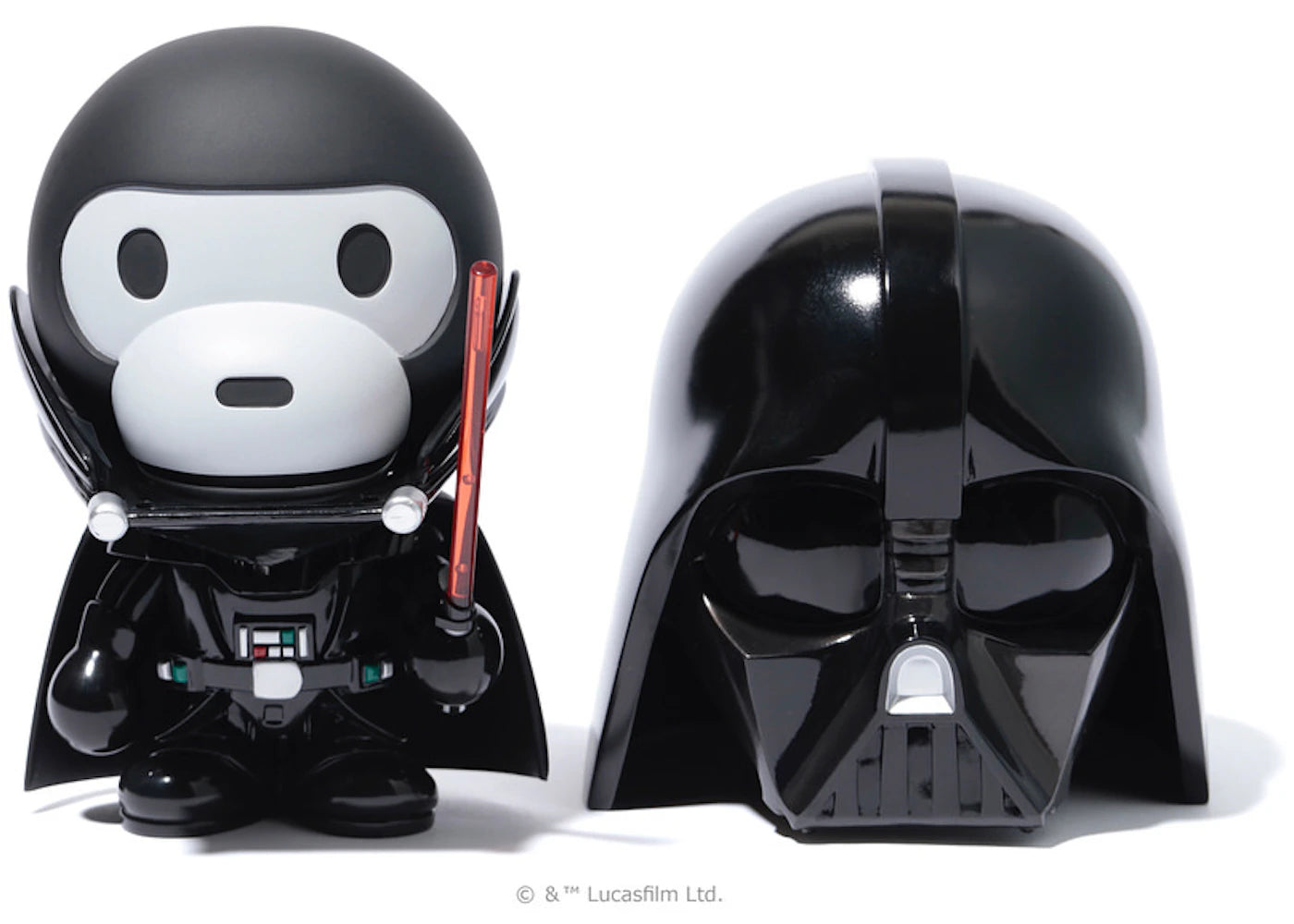 BAPE Star Wars x Baby Milo VCD Darth Vader Black