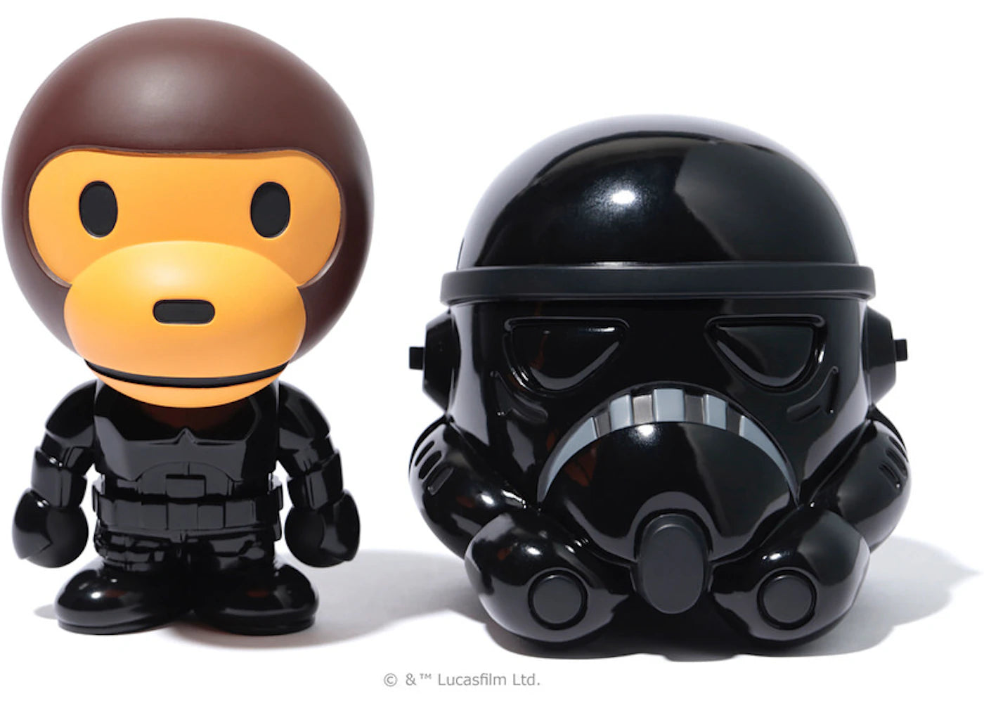 BAPE Star Wars x Baby Milo VCD Stormtrooper Black