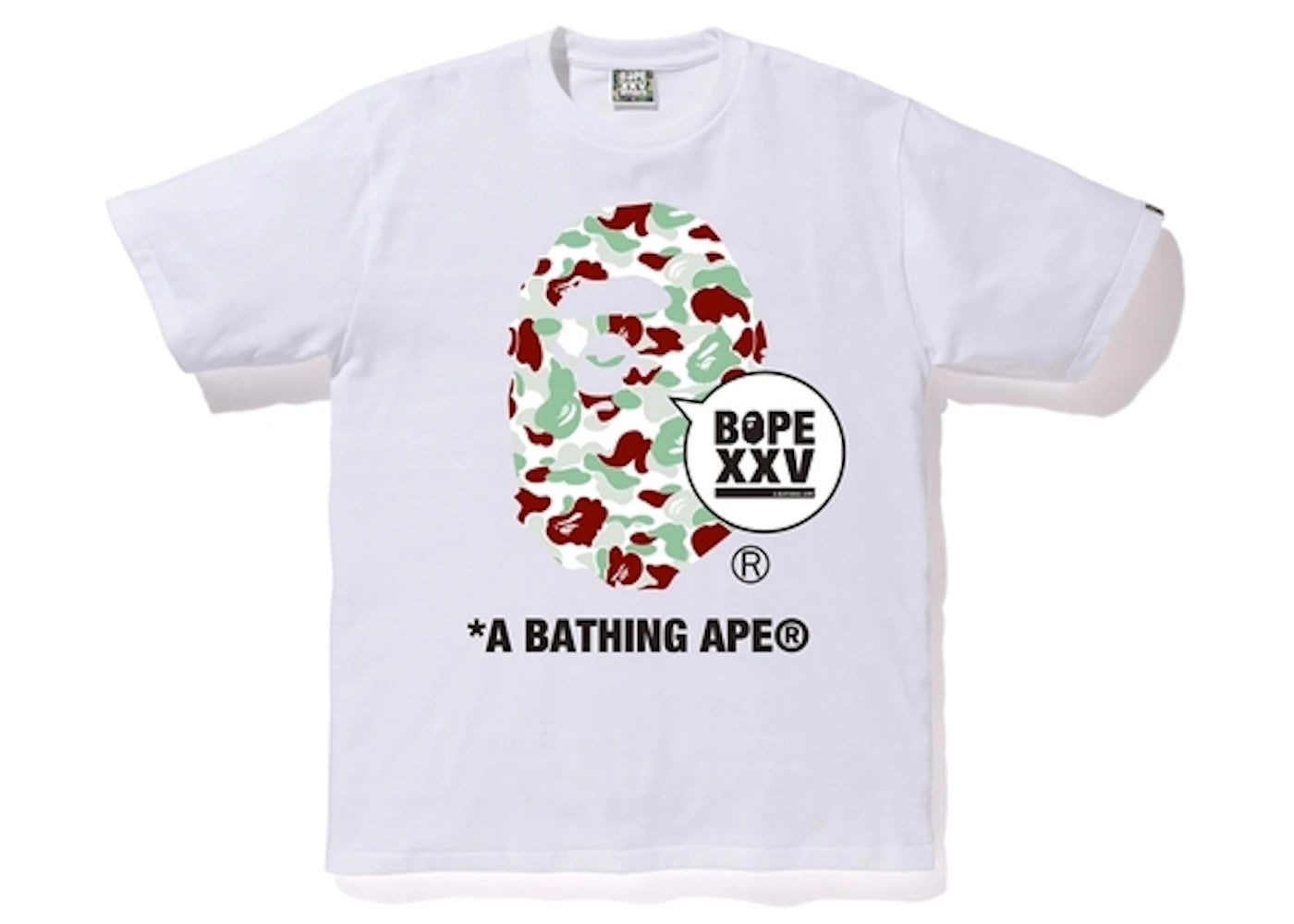 BAPE Store Sendai XXV Ape Head Tee White