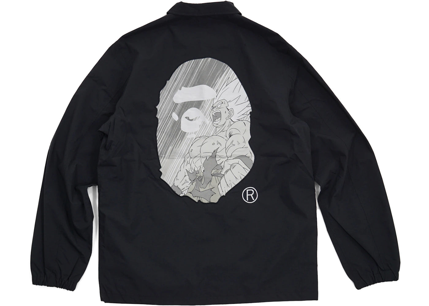 BAPE Dragon Ball Z Apehead Coaches Jacket Black