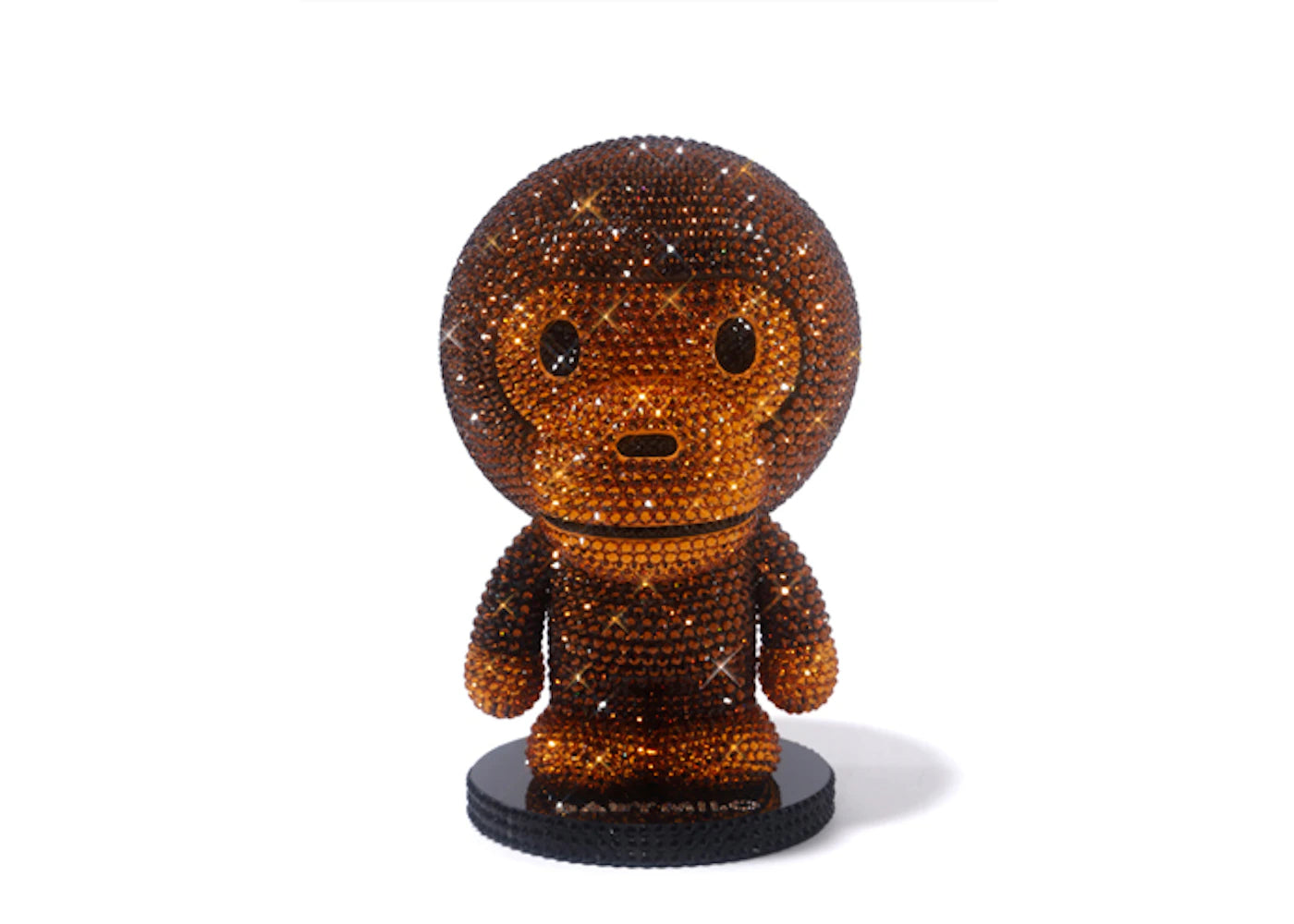 BAPE Swarovski XXV Baby Milo Figure Brown