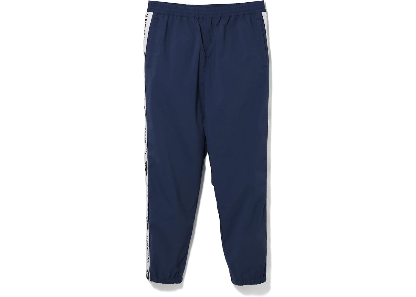 BAPE Tape Line Track Pants Pants Navy