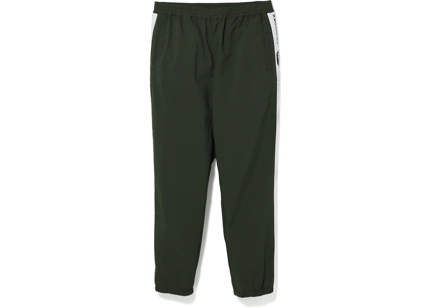 BAPE Tape Line Track Pants Olive
