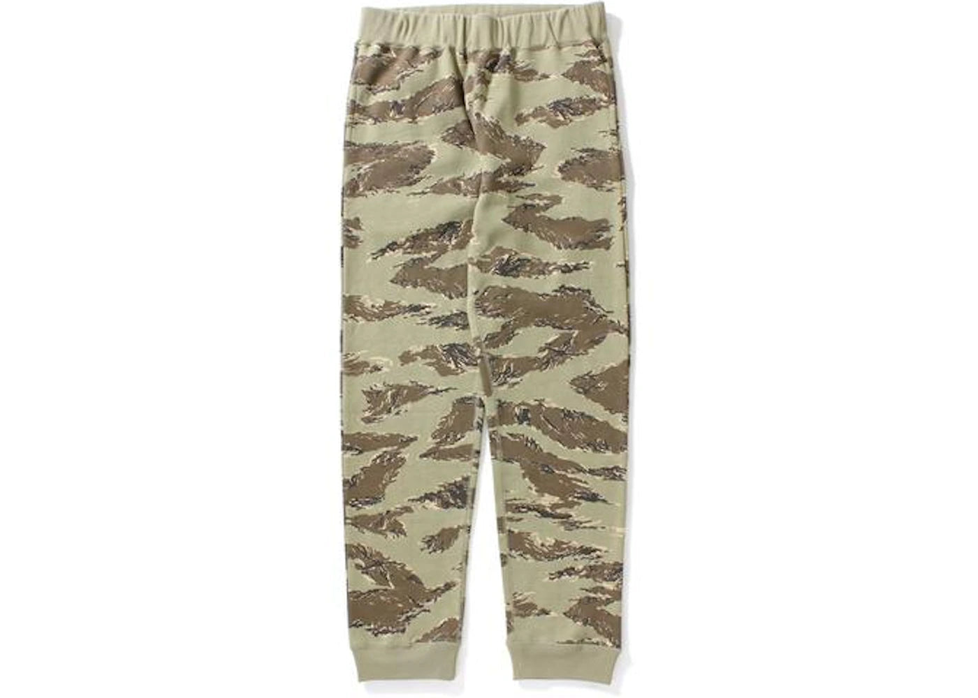 BAPE Tiger Camo Slim Sweat Pants Pants Beige