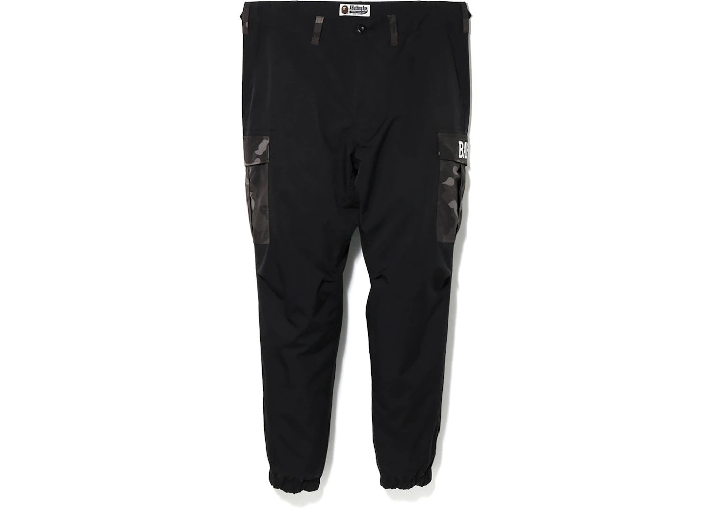 BAPE Tiger Shark 6 Pocket Jogger Pants Black