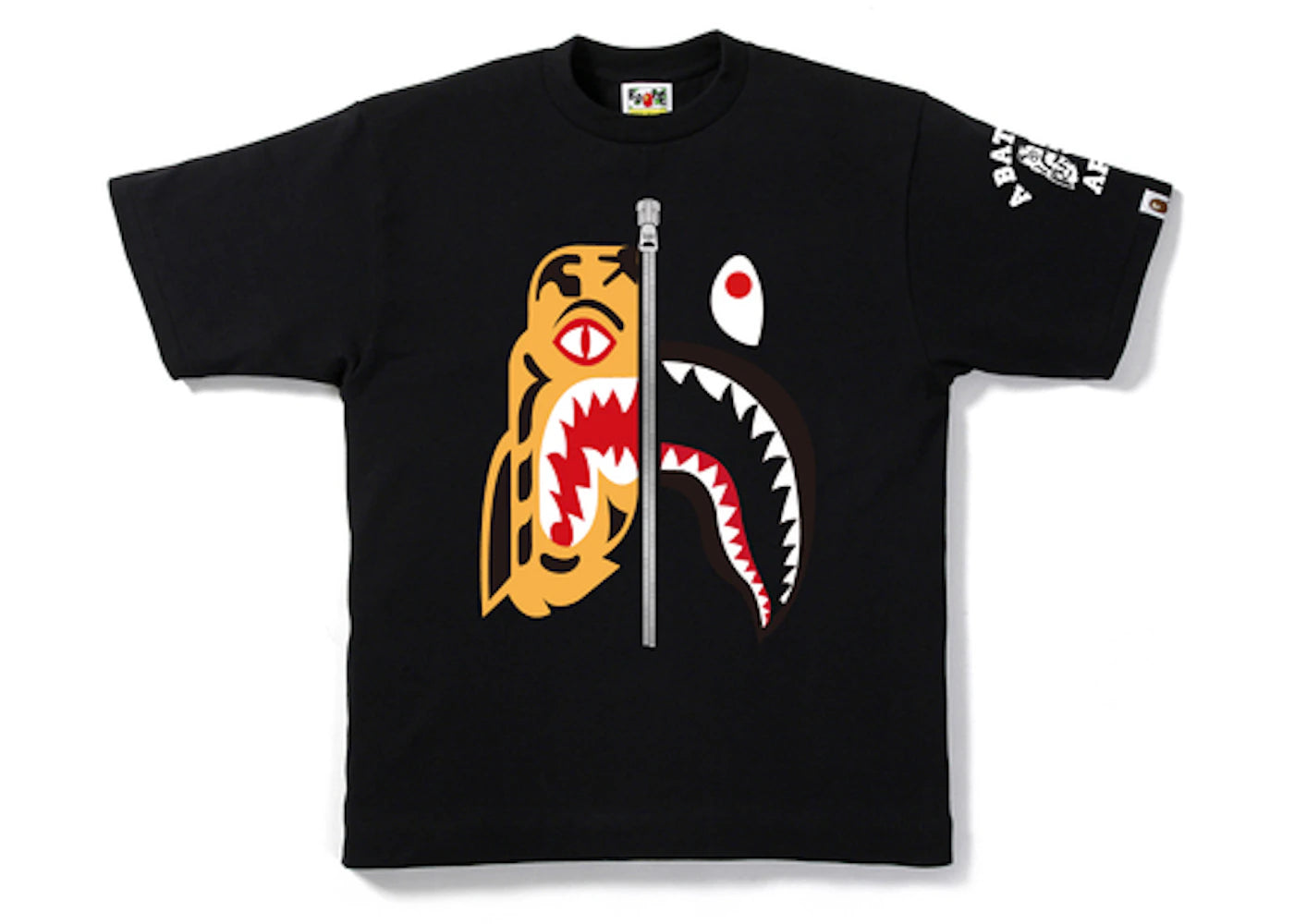 BAPE Tiger Shark Tee Black
