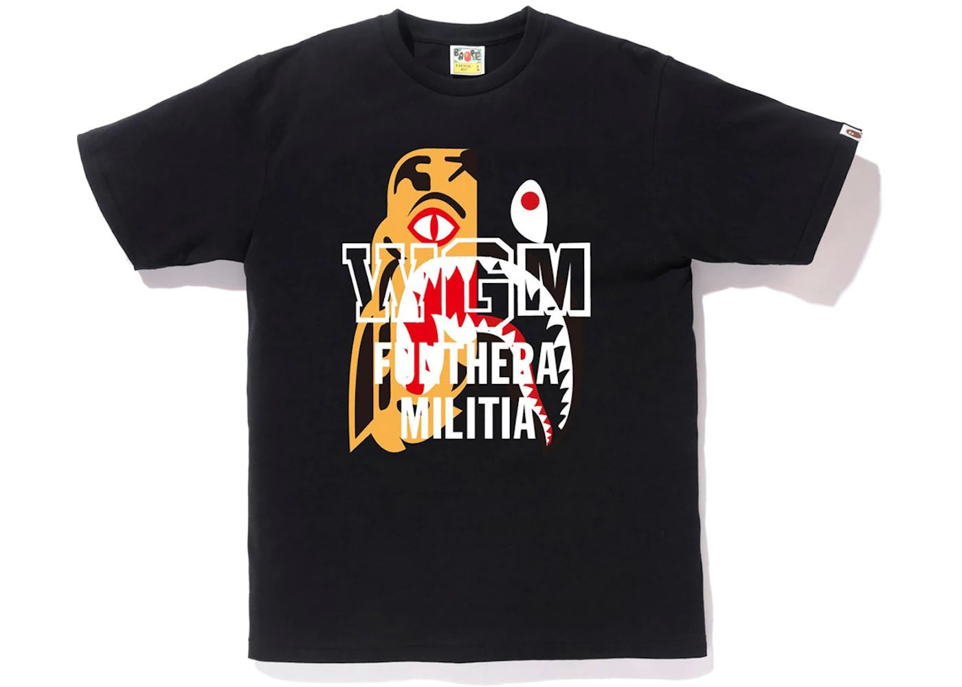 BAPE Tiger Shark Tee FW18 Black