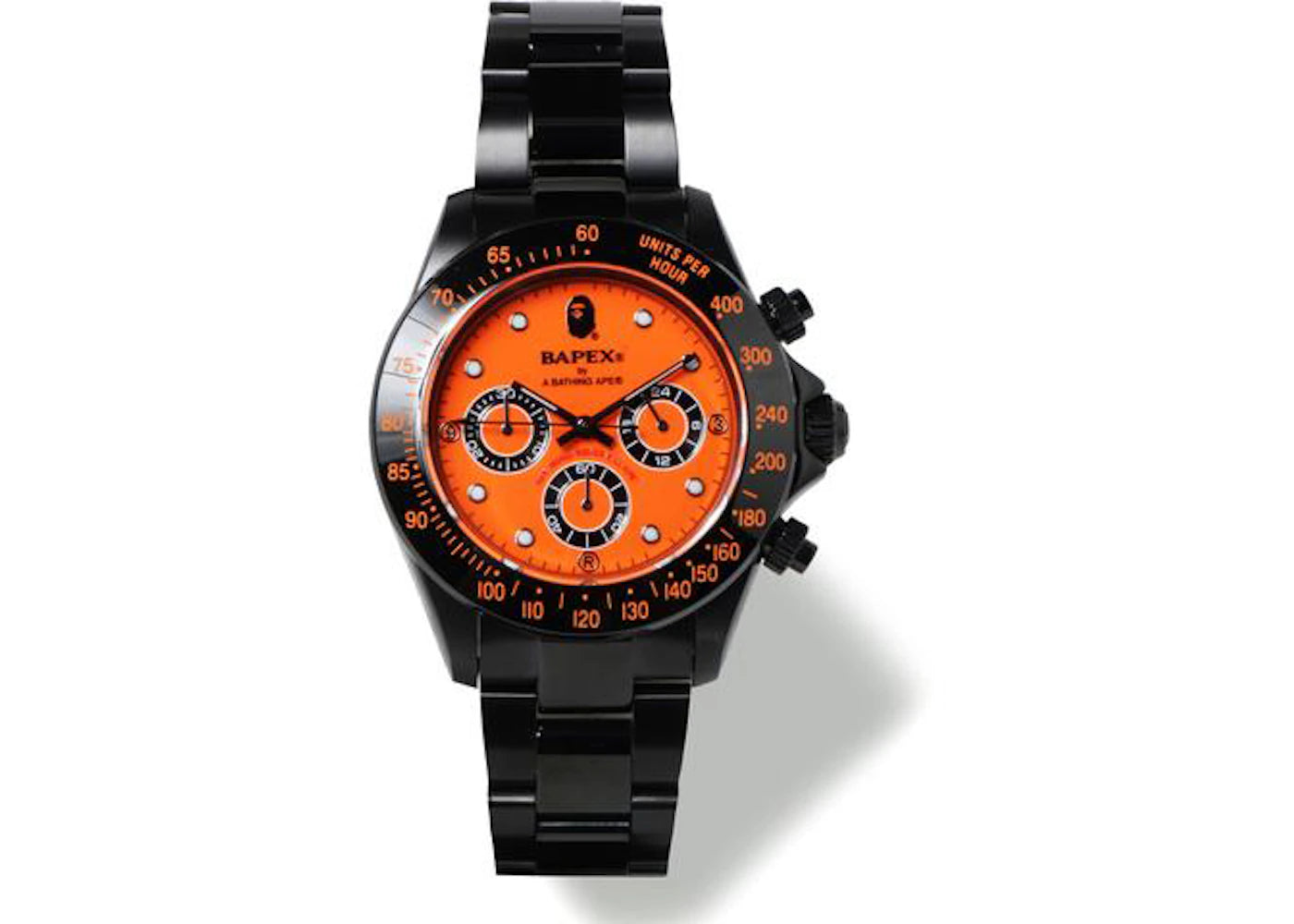 BAPE Type 3 Bapex Watch Orange