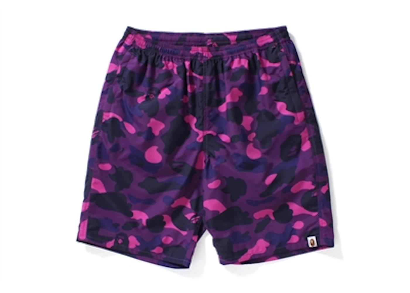 BAPE Ultimate Color Camo Beach Shorts (SS17) Purple