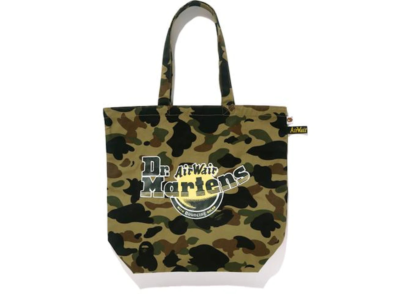 BAPE X DR.MARTENS 1st Camo Tote Bag Green