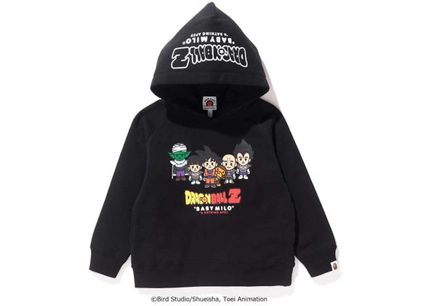 BAPE X Dragon Ball Z Pullover Hoodie (Kids) Black