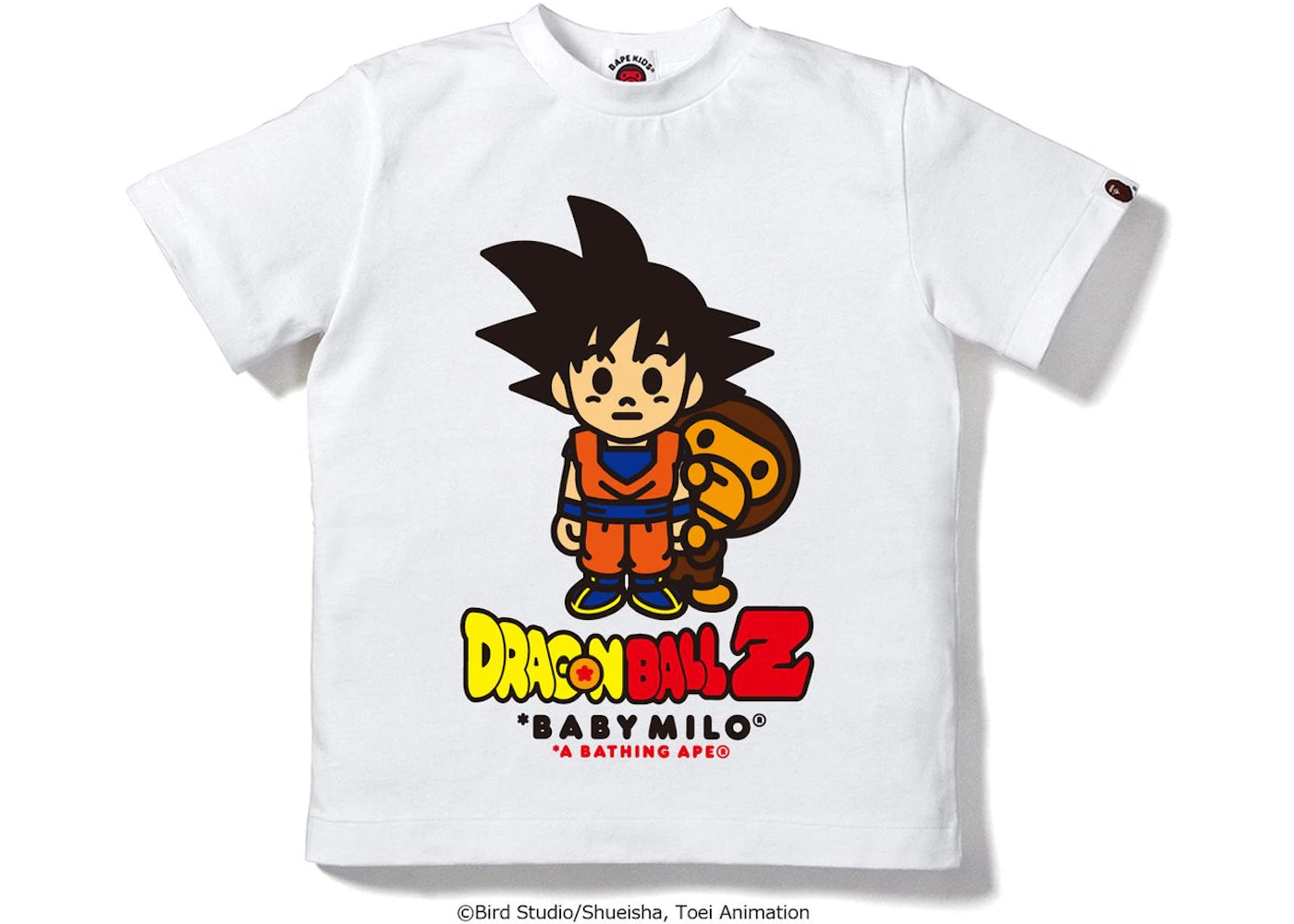 BAPE X Dragon Ball Z Tee #9 9 (Kids) White