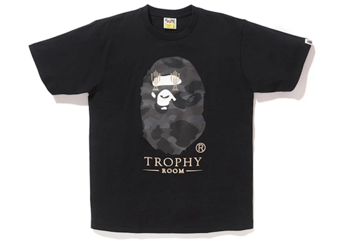 BAPE X Trophy Room Ape Head Tee Black