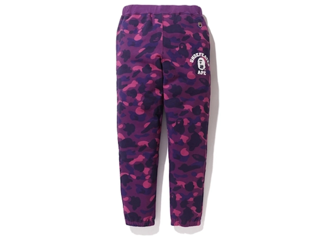 BAPE X Undefeated Color Camo Sweat Pants Purple