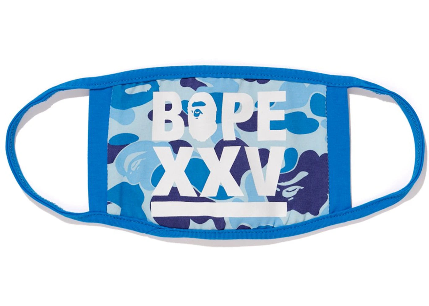 BAPE XXV ABC Face Mask Blue