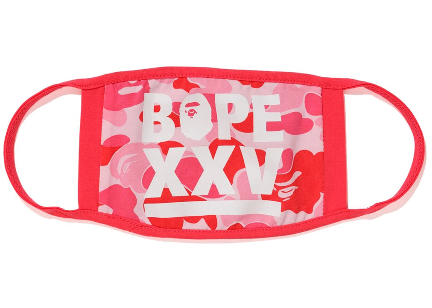 BAPE XXV ABC Face Mask Pink