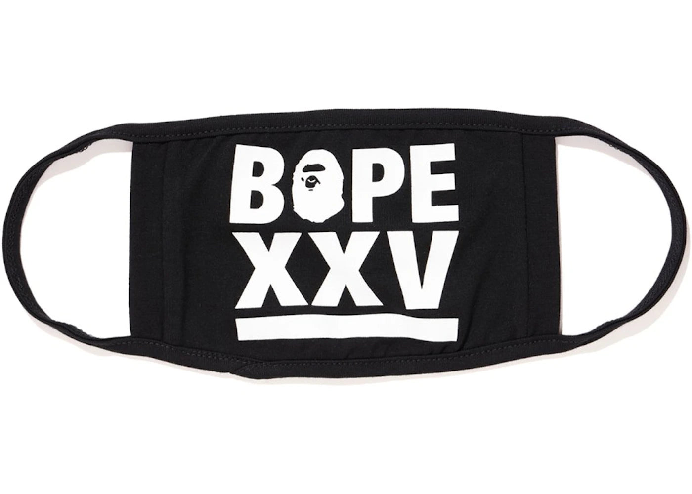BAPE XXV Face Mask Black