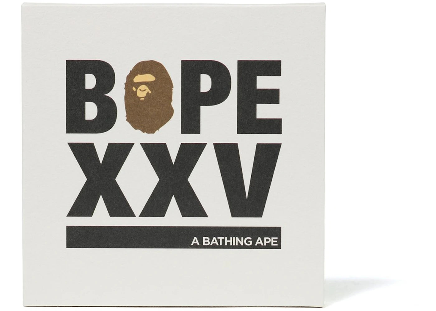 BAPE XXV Japanese Paper Panel White/Black