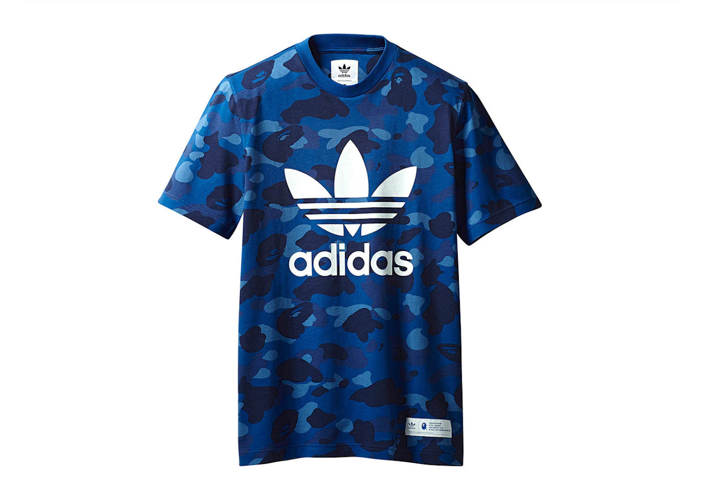 BAPE x adidas adicolor Tee Blue
