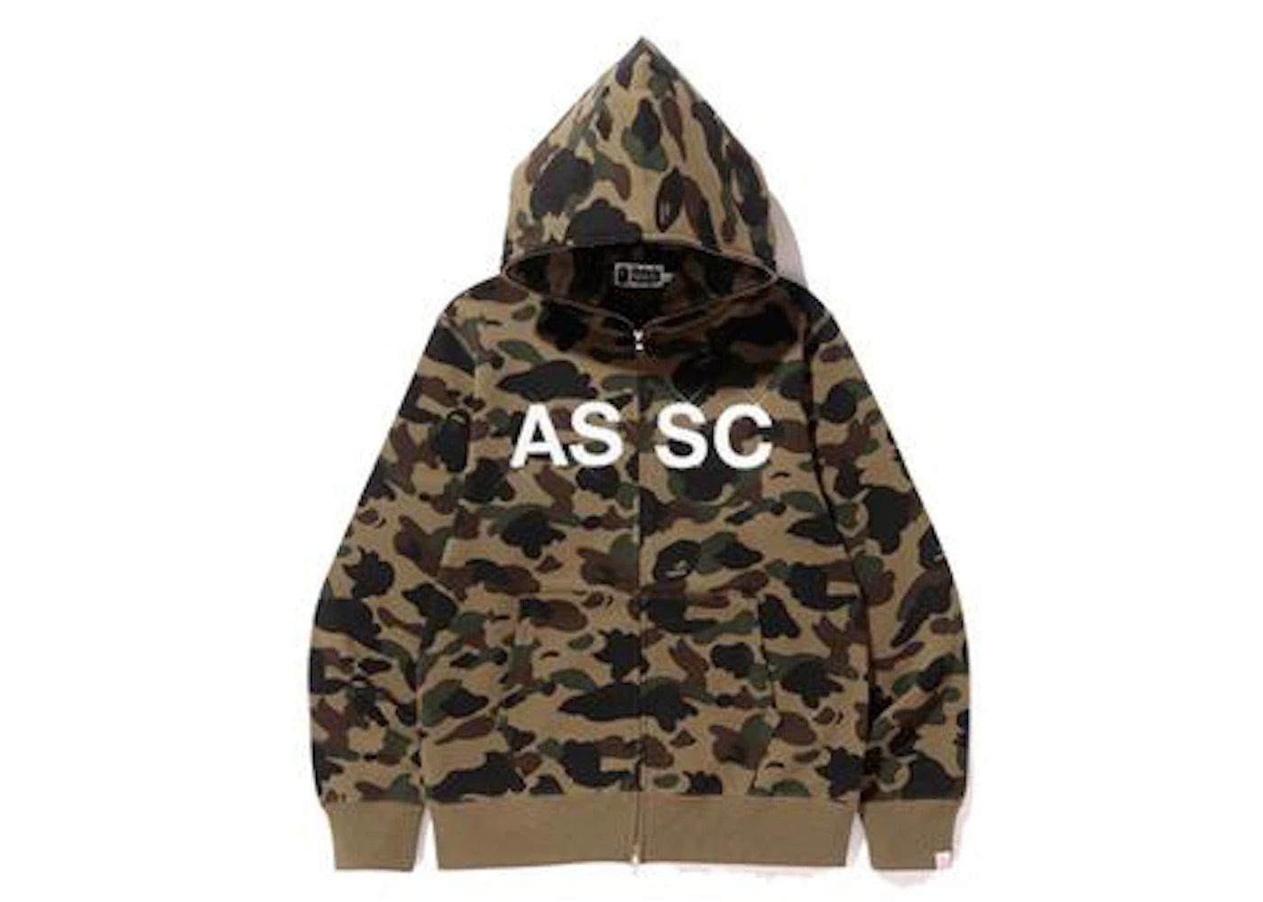 BAPE x Anti Social Social Club 1st Camo Full Zip Hoodie (FW19) Green Camo