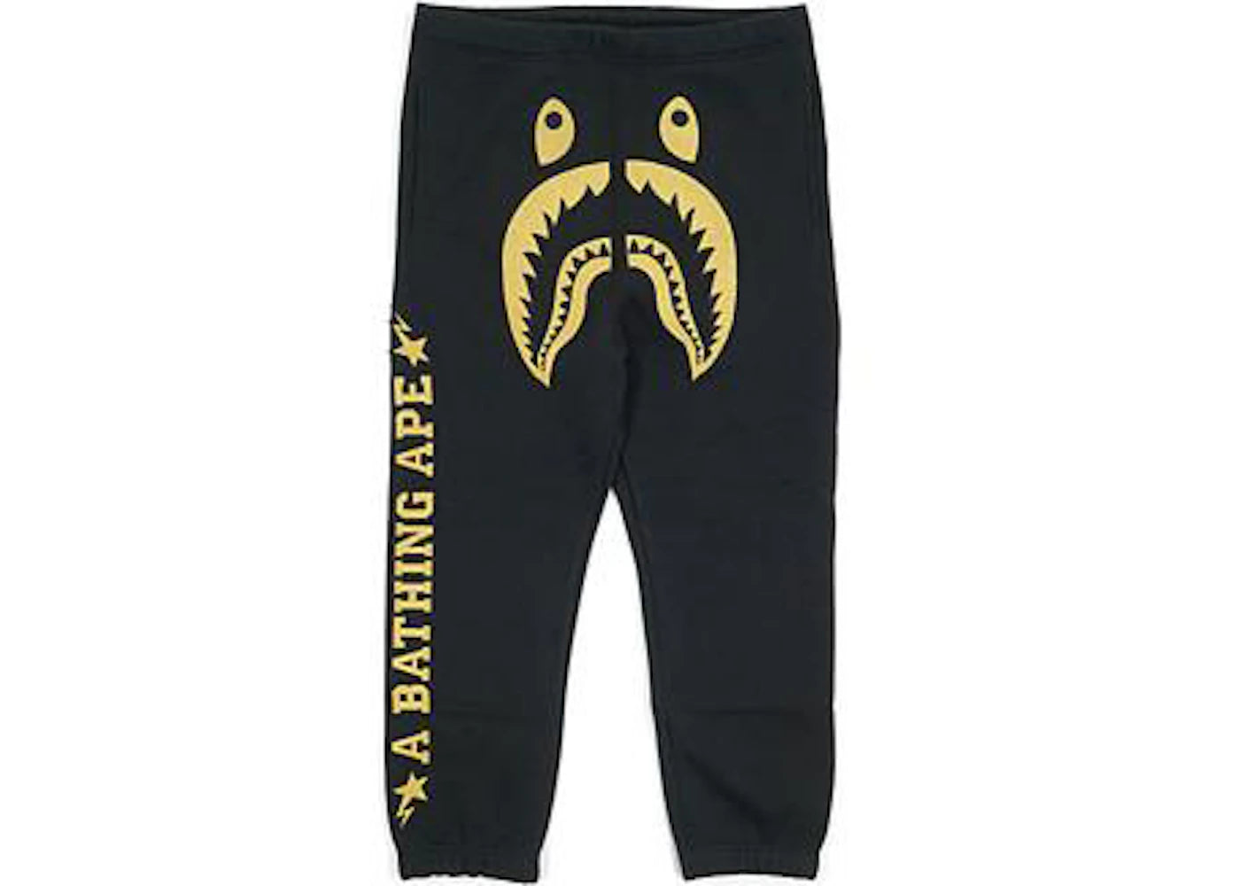 BAPE x DSM Shark Sweatpants Black/Gold