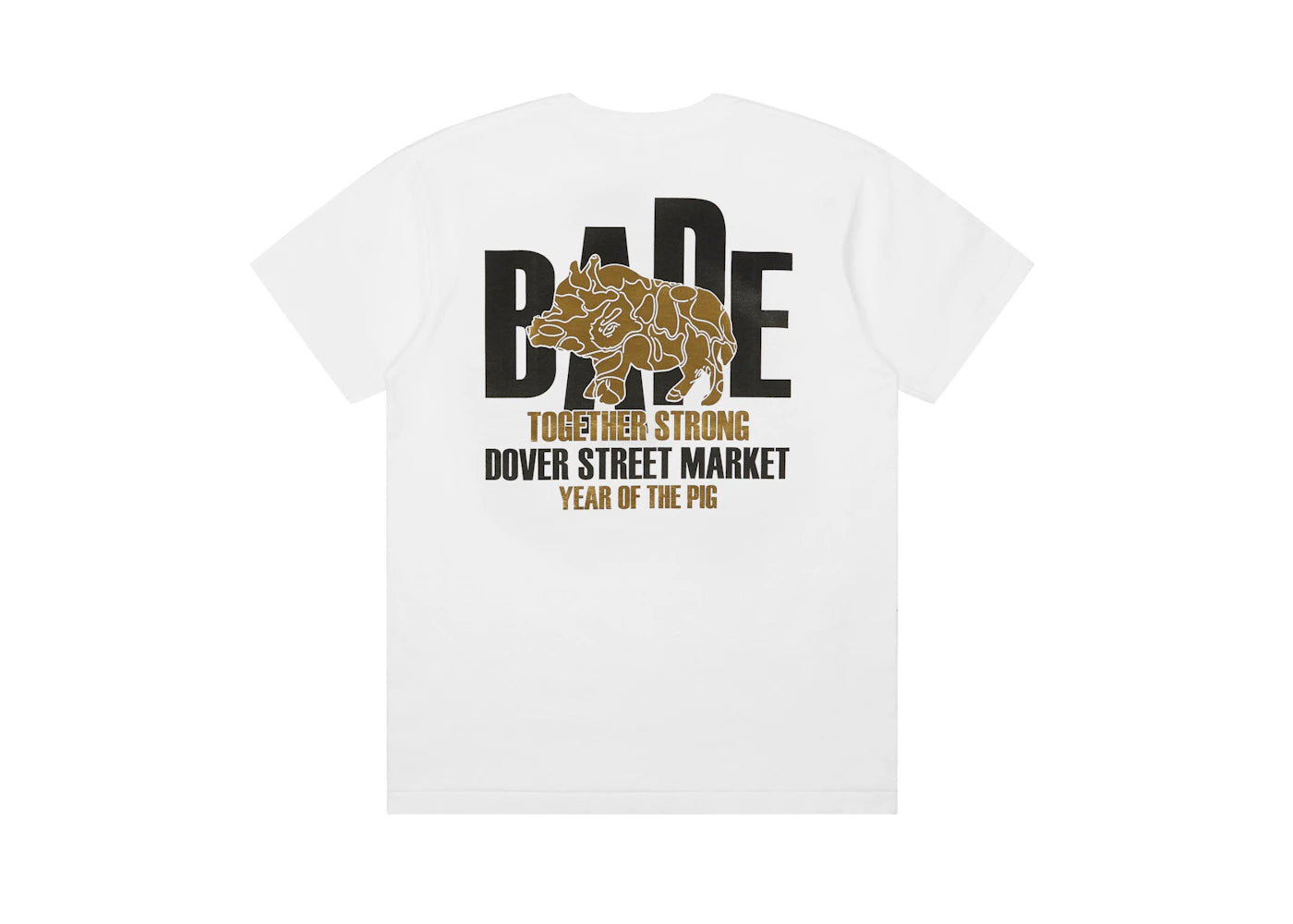 BAPE x DSM Together Strong Year of the Pig Tee White
